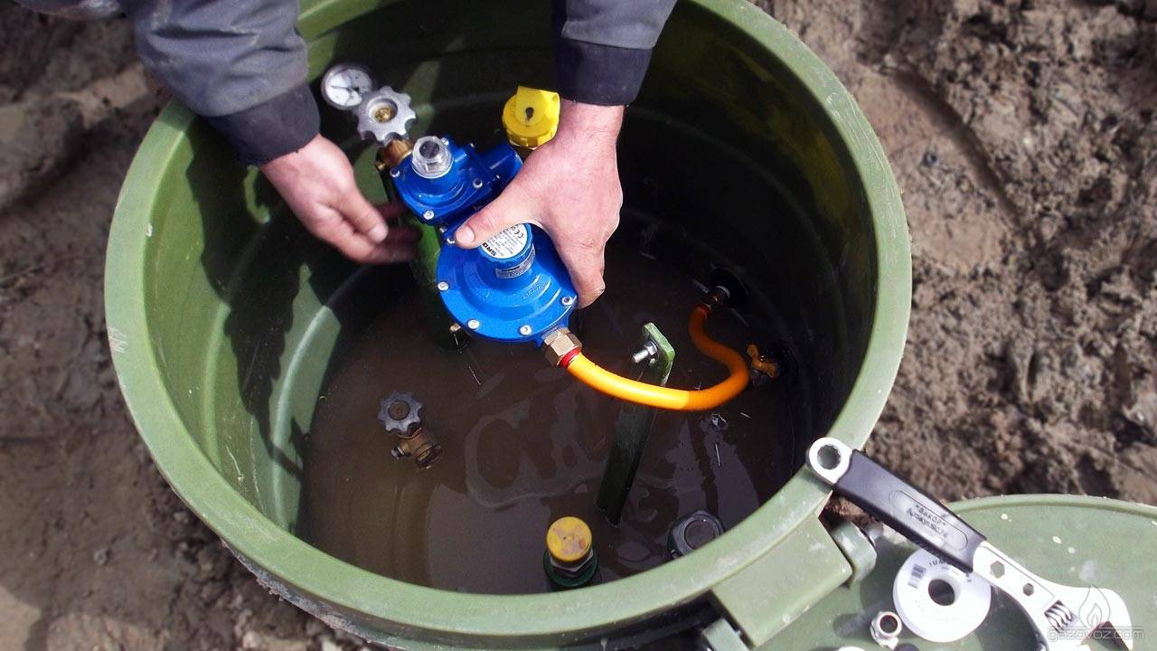 Смонтированный газгольдер без люка-лаза Смонтированный газгольдер без люка-лаза