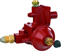 Двухступенчатый регулятор давления газа с ПЗК и ПСК Двухступенчатый регулятор давления с ПЗК и ПСК