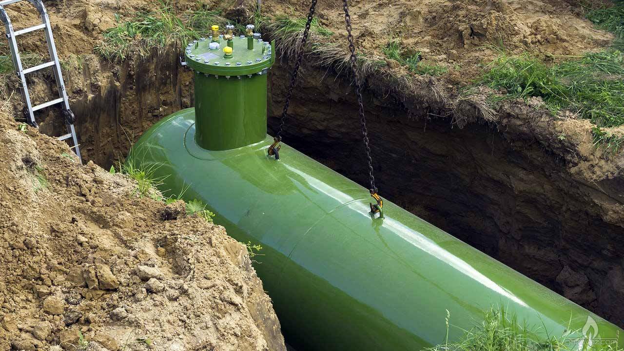 Газгольдер с высокой горловиной и люком-лазом Газгольдер с высокой горловиной и люком-лазом